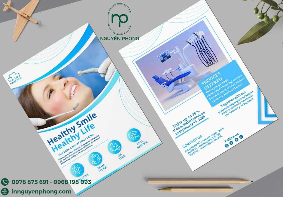 In Tờ Rơi Nha Khoa Số Lượng Lớn – Tiết Kiệm Chi Phí, Tối Ưu Quảng Cáo&nbsp;